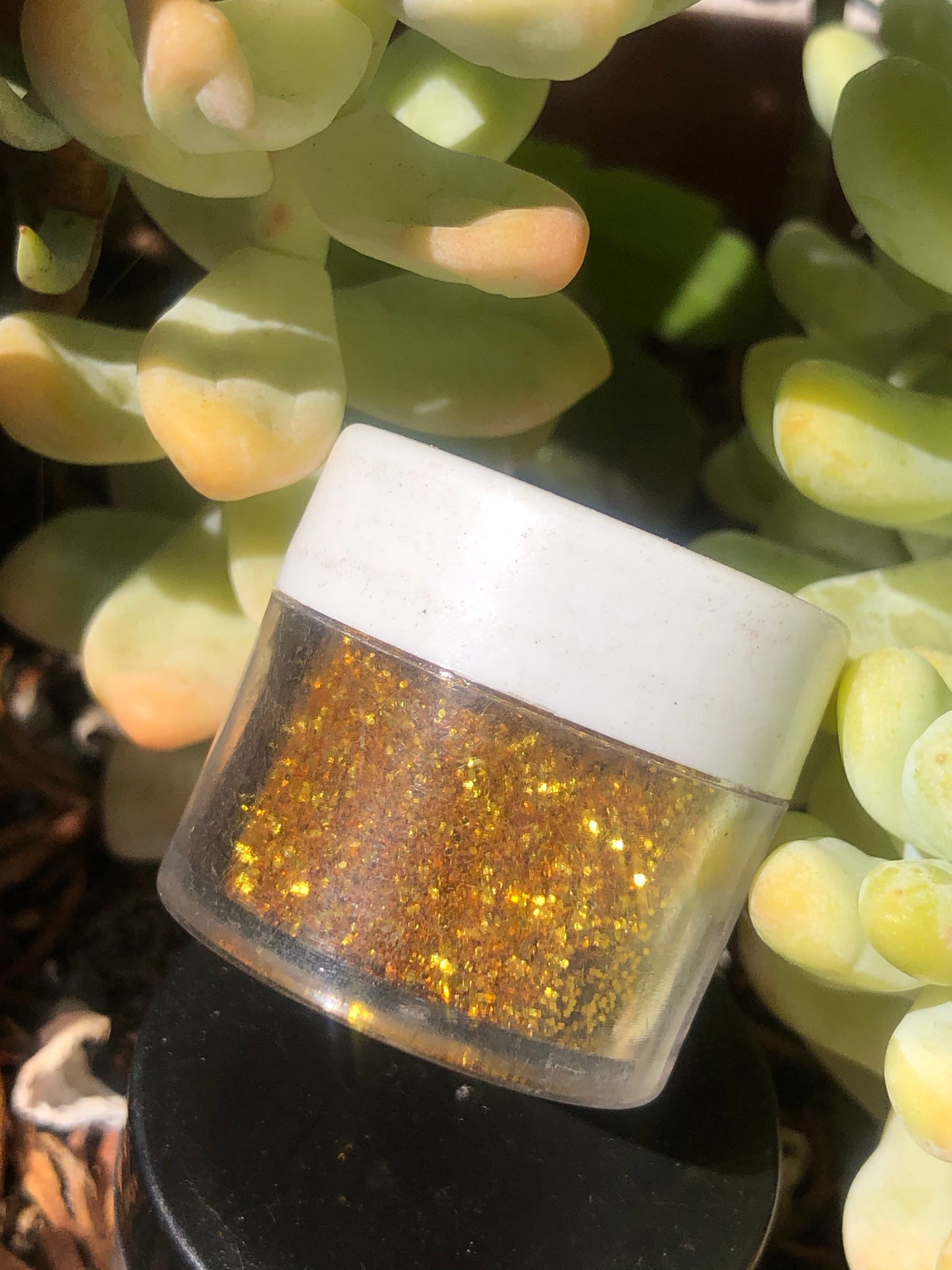 .25 oz orange glitter for nail art