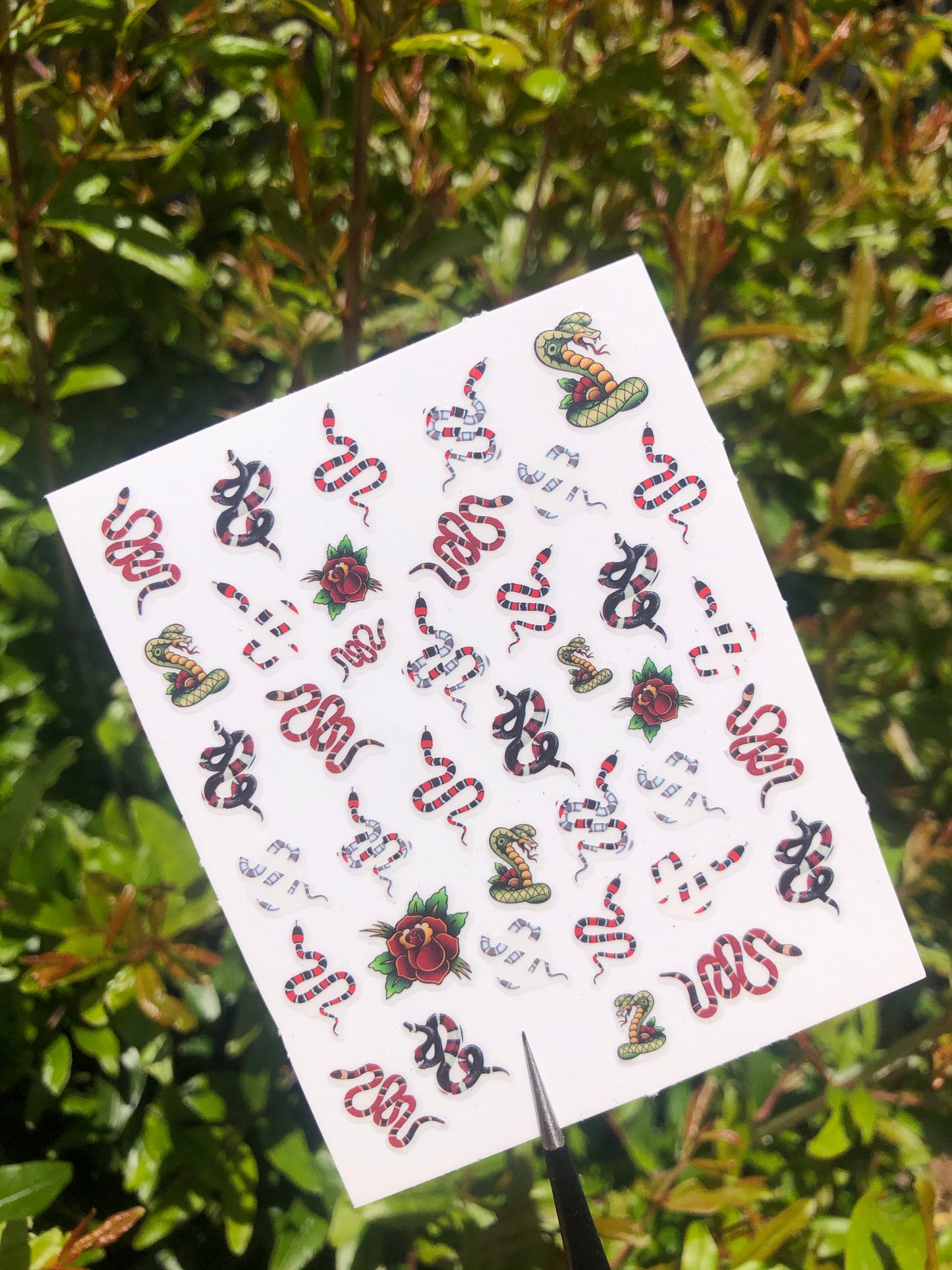 Snake Sticker Sheet