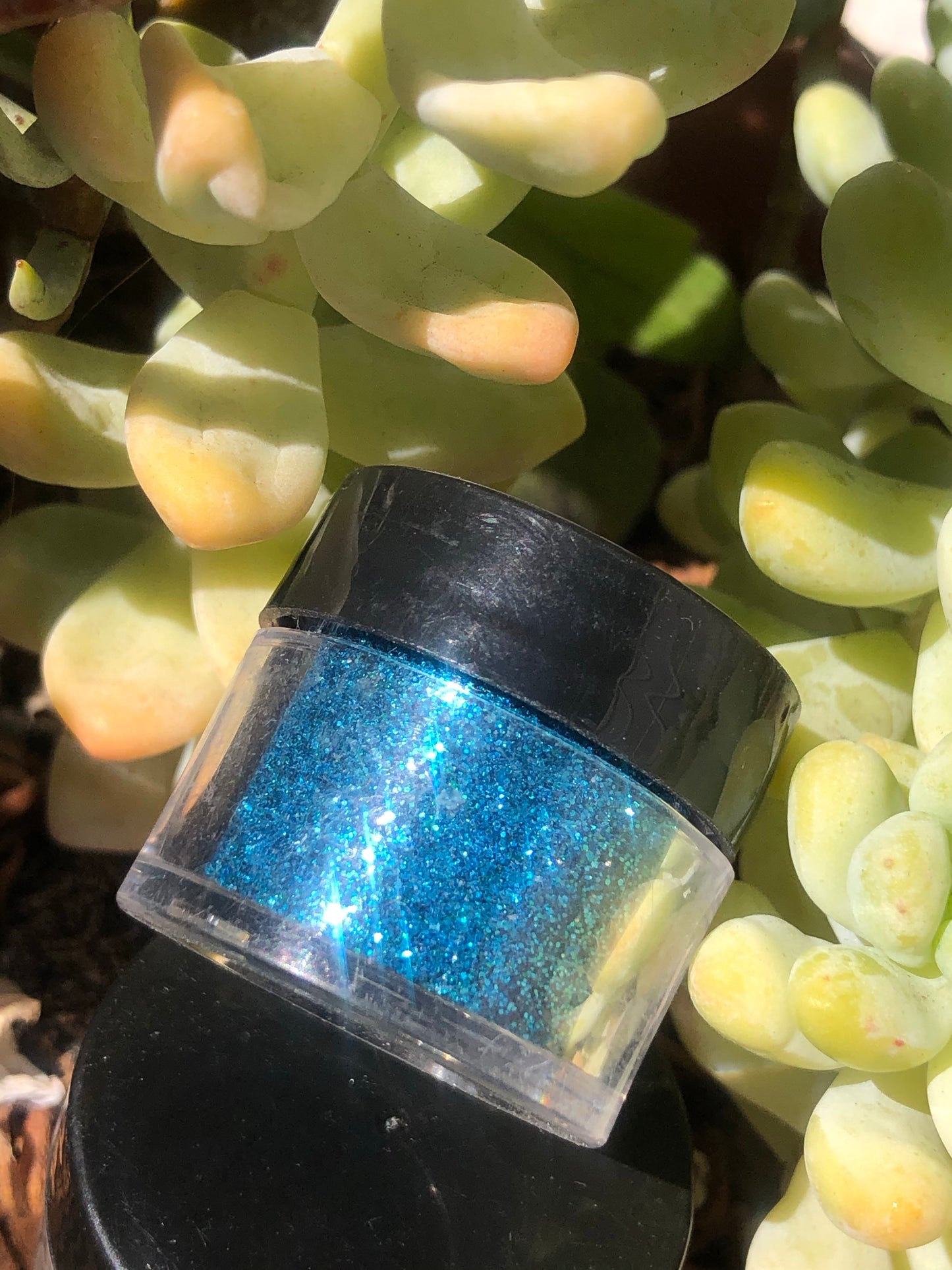 .25 oz light blue glitter for nail art