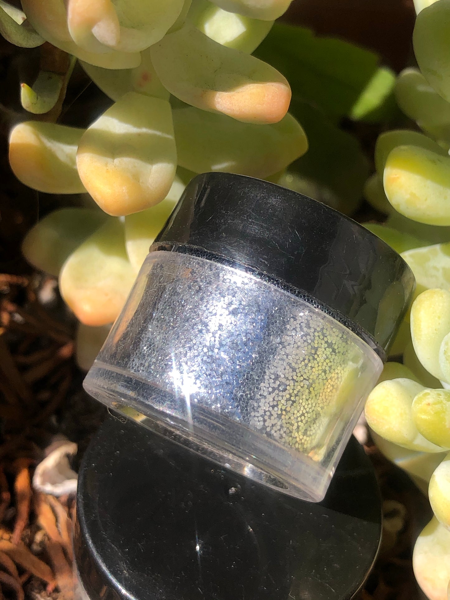 .25 oz sliver glitter for nail art