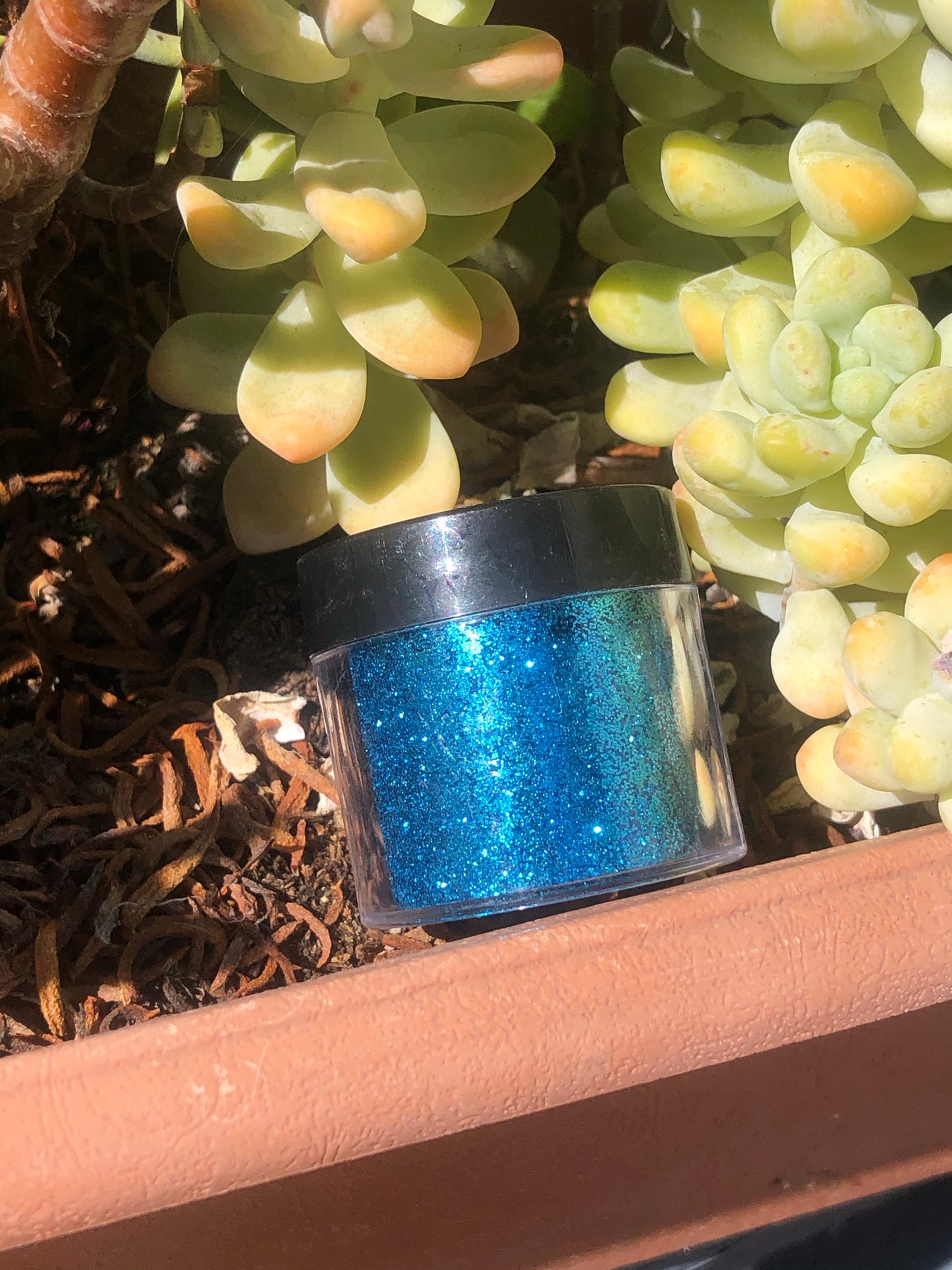 .5 light blue glitter for nail art