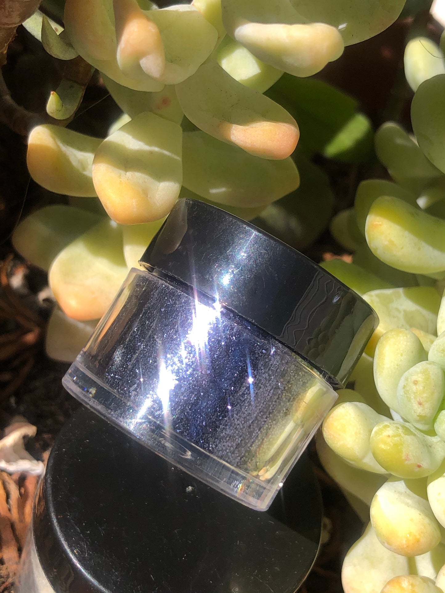 .25 oz navy blue glitter for nail art
