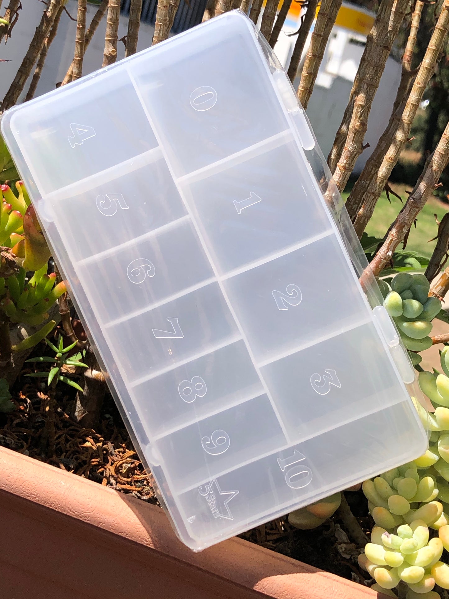 large nail tip box organizer