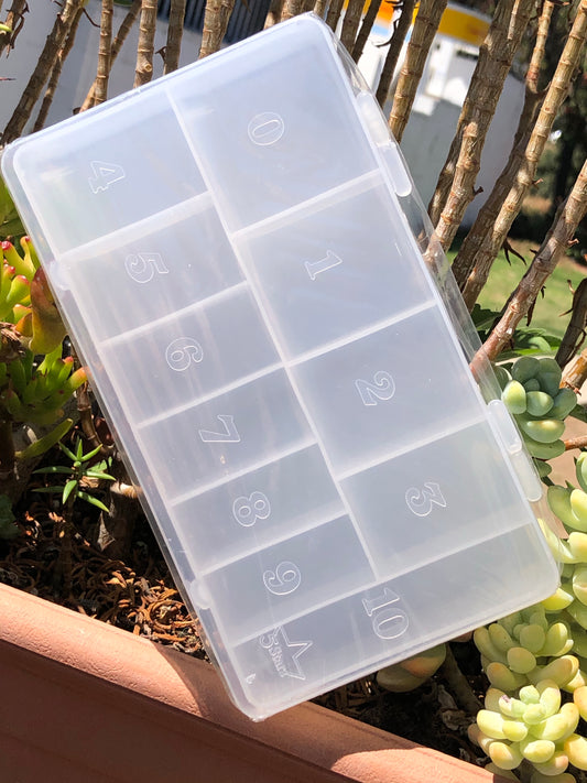 large nail tip box organizer