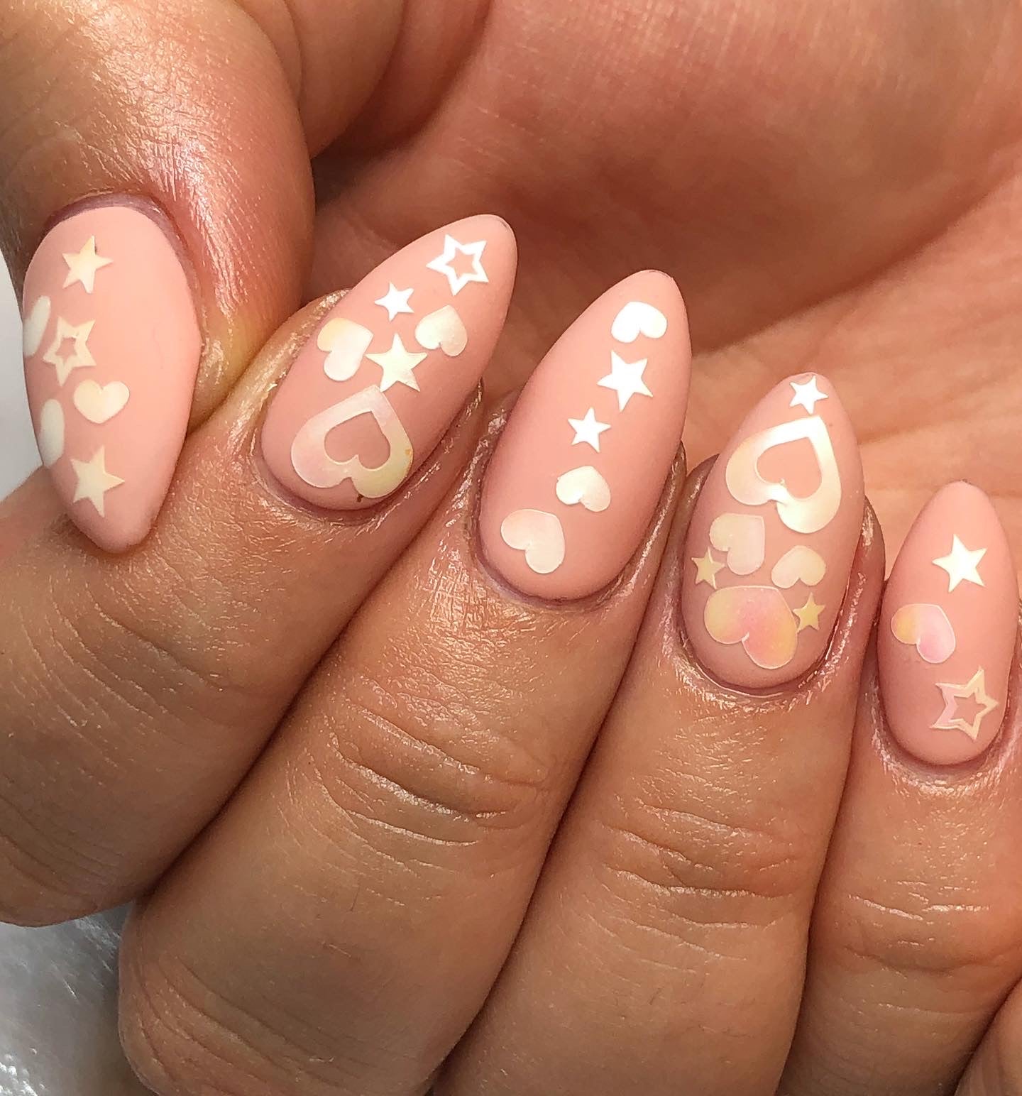 valentine nail art sticker sheet