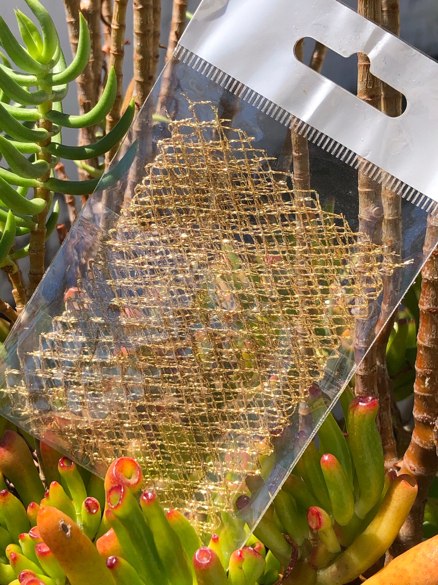 gold fish nets for nail art