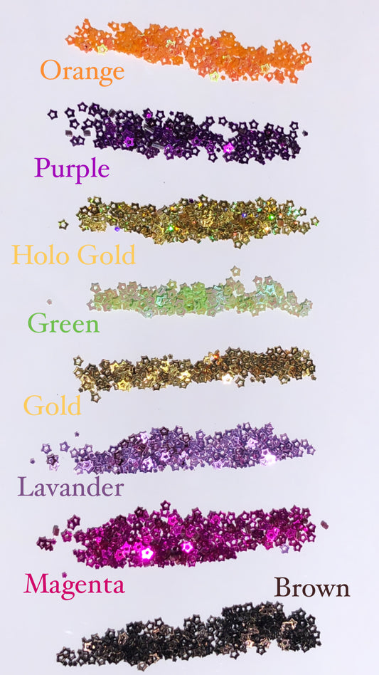 tiny star sequin glitter for nails