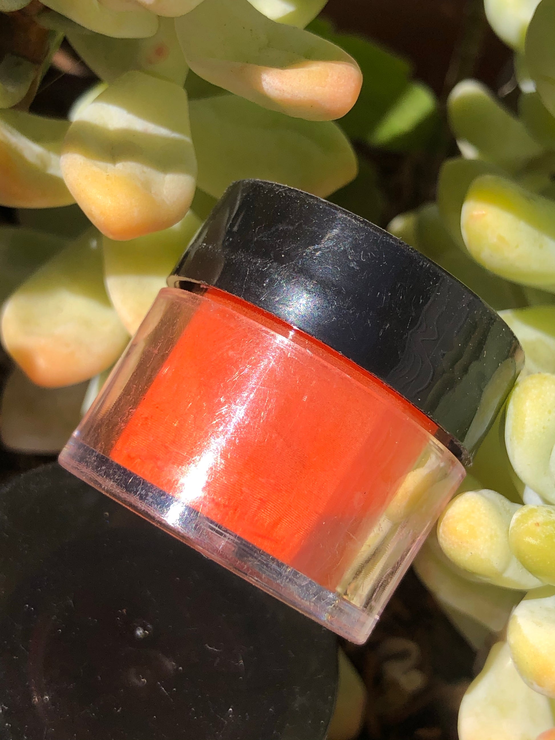 orange acrylic powder