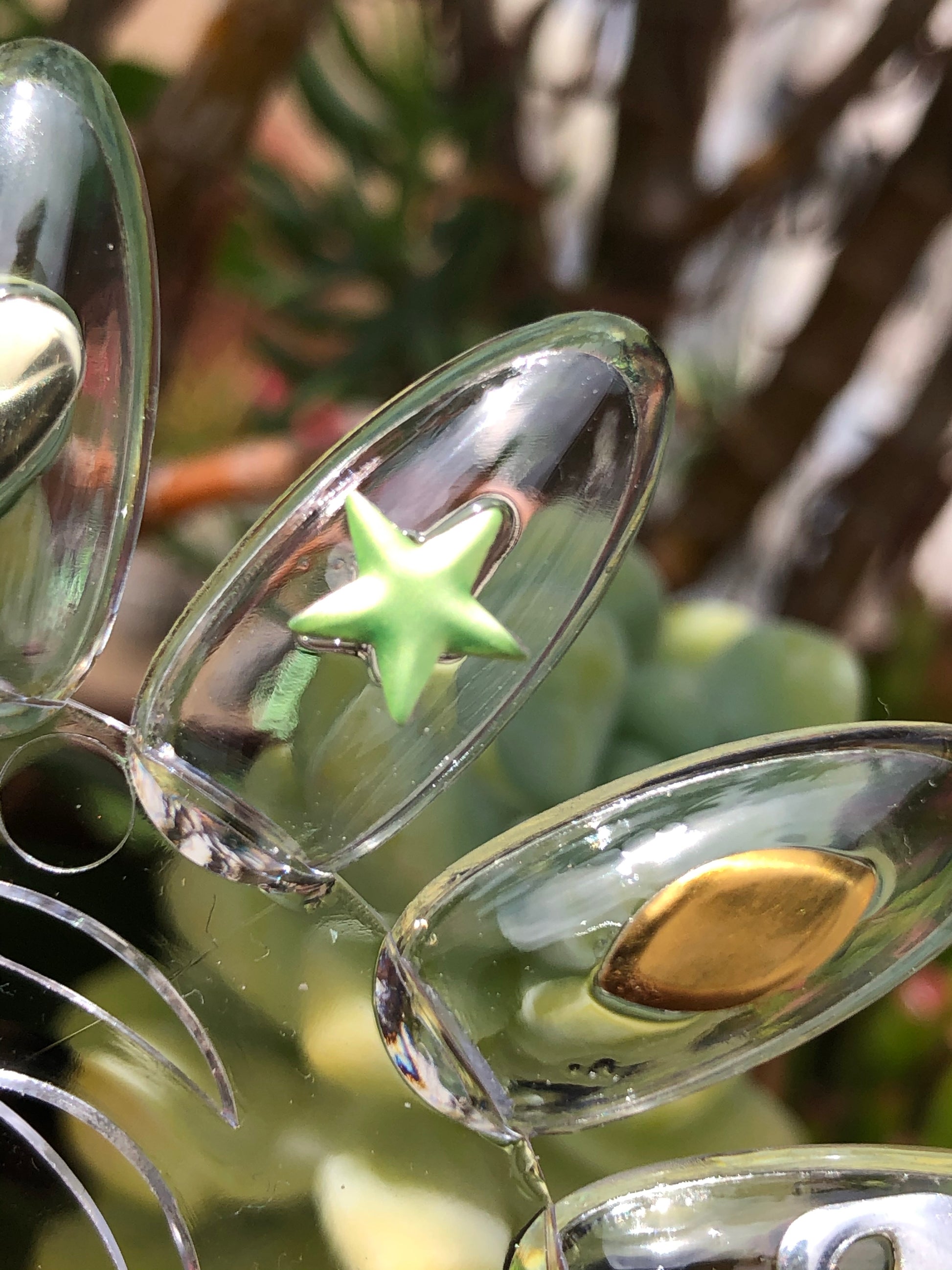 star and oval nail studs