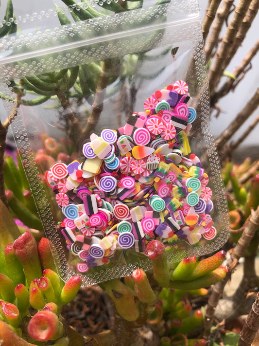 candy fimo nail art mix