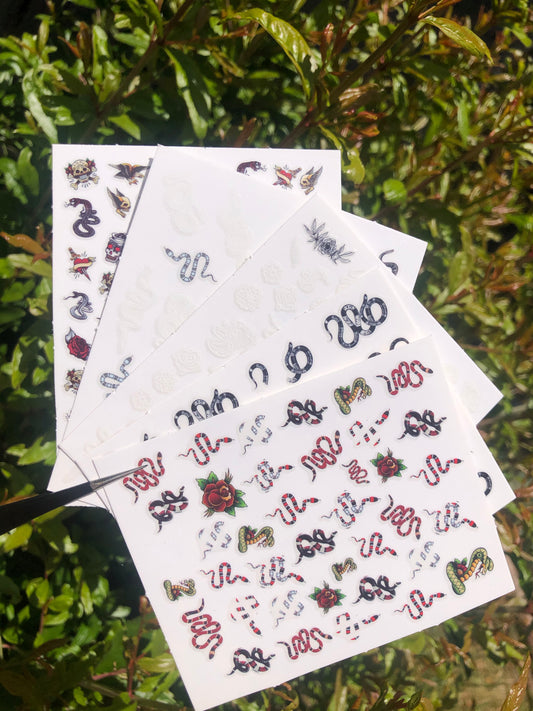 Snake Sticker Sheet