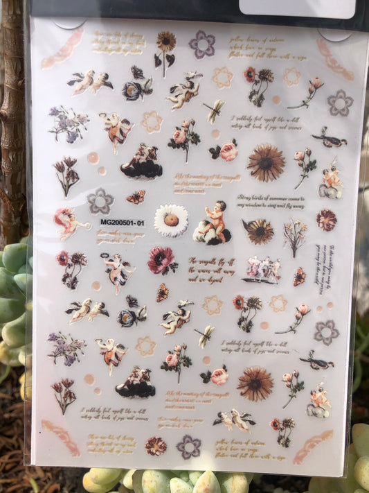Quote Aesthetic Sticker Sheet
