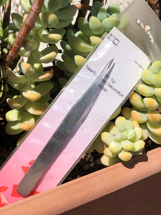 pointed nail art tweezers